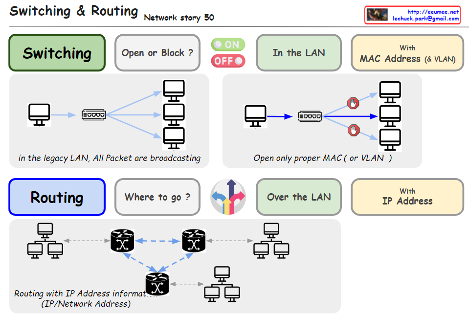 Switching & Routing (Origin) – Lechuck Park